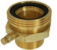 3-1/4" Male ACME x 2" MNPT Brass Vent