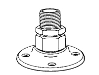Flange Mount Autoflare™ Brass Fittings