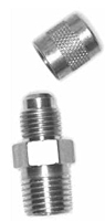 1/4" Male National Pipe Thread (MNPT) x m Flare Valve