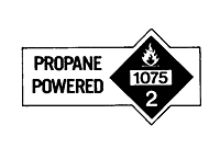 Propane Vehicle Decal - New York State