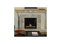32" Contemporary Fireplace with Black Porcelain Liner and Screen (DVCC32BP32N2) 32" Contemporary Fireplace with Black Porcelain Liner and Screen (DVCC32BP32N2)