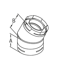 DVA-E45 45º Elbow - 2