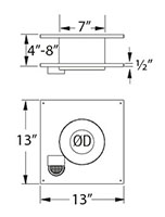 Wall Thimble Air Intake Kit - 2