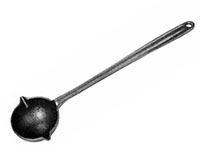 Goss Melting Ladle 3" diameter cast iron