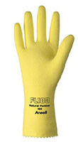 Yellow L Latex Gloves (Box 12)