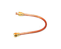 Nozzle Line, Straight, 3/16" Diameter x 16" Length, Flared with Nuts