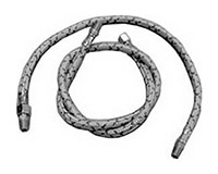 Steel Braided, Flex Oil Line, 36", 1/4" NPT x 1/4" NPT with 43009 Adapter