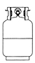 8.9" Diameter Standard Steel Portable Cylinder