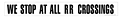 Reflective RR Crossing Decals