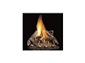 24"/30"/36" Split River Oak 7-Piece Refractory Log Set with Burned-Out Areas