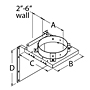 Adjustable Tee Support Bracket - 2