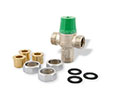 3/4" Mixing Valve, Sweat Union Connections