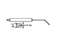 Electrode, 1/2" O.D. X 4" Long , 1/8" Heavy Tip (2/pk)