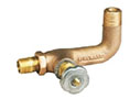 Firomatic Tank Fusible Valve 1/2" MPT x 3/8" MPT Nipple, 90 Degree Side